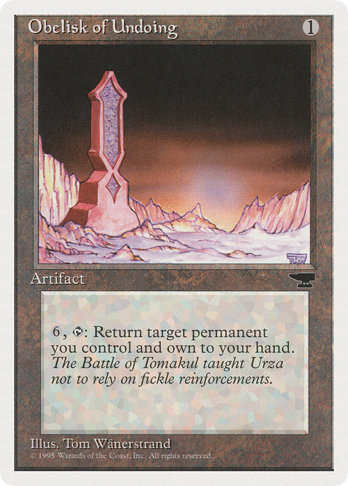 Obelisk of Undoing (CHR-) - Chronicles