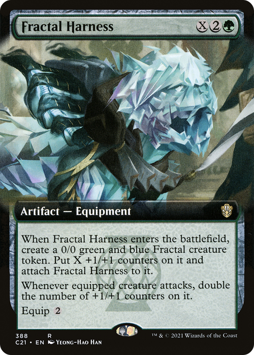 Fractal Harness (Extended Art) (C21-388) - Commander 2021: (Extended Art)