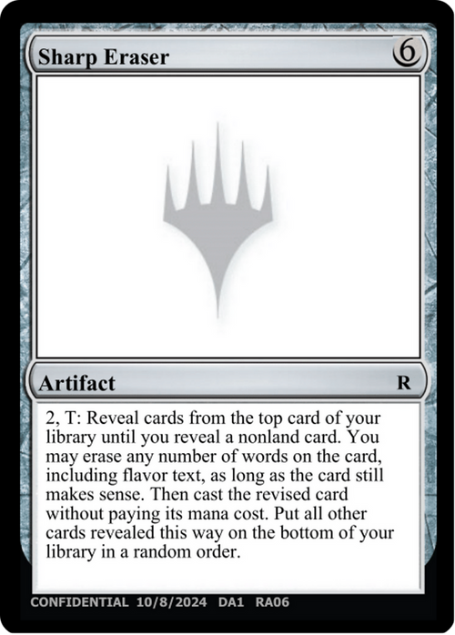 Sharp Eraser (UNK-RA06D) - Unknown Event