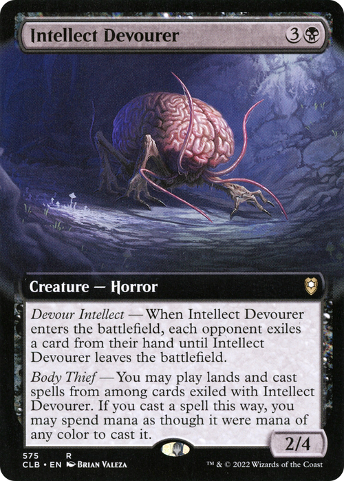 Intellect Devourer (Extended Art) (CLB-575) - Commander Legends: Battle for Baldur's Gate: (Extended Art) Foil