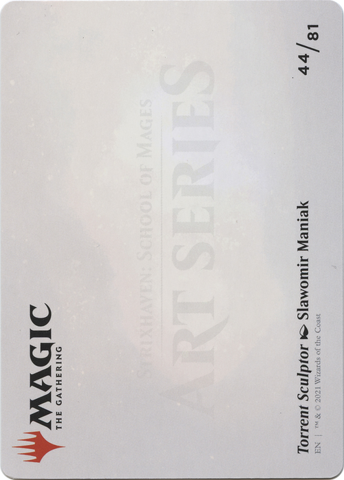 Torrent Sculptor // Torrent Sculptor (ASTX-044) - Strixhaven Art Series (Borderless) Foil