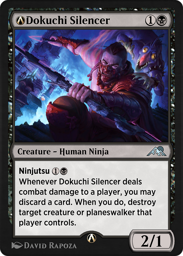 A-Dokuchi Silencer (NEO-A-95) - Kamigawa: Neon Dynasty