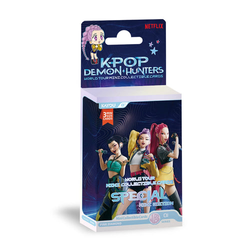 KPop Demon Hunters Mini Collectible Cards Blind Pack (3 Cards)