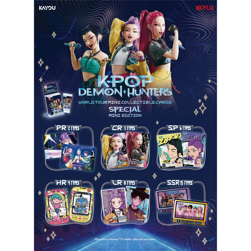 KPop Demon Hunters Mini Collectible Cards Blind Pack (3 Cards)