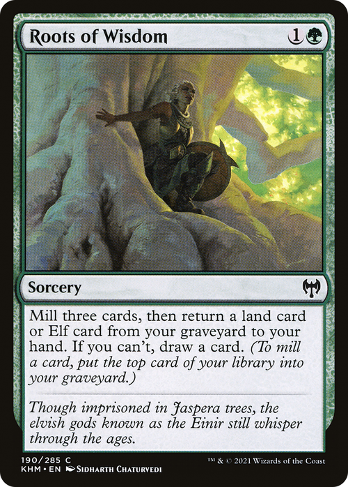 Roots of Wisdom (KHM-190) - Kaldheim