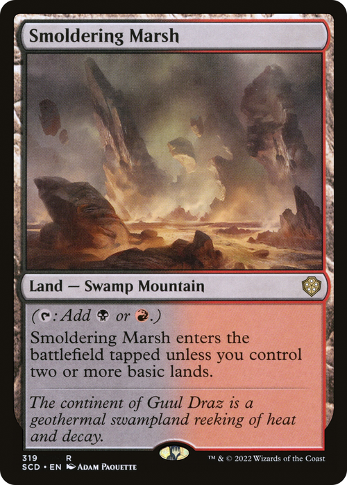 Smoldering Marsh (SCD-319) - Starter Commander Decks