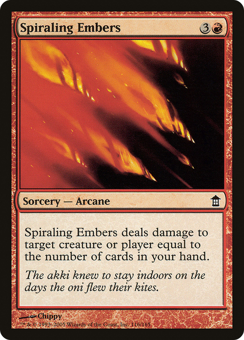 Spiraling Embers (SOK-116) - Saviors of Kamigawa