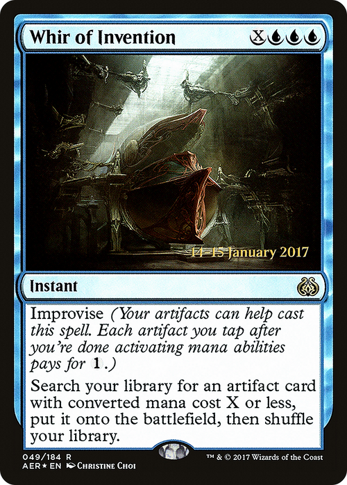Whir of Invention (PRE-49S) - Aether Revolt Promos Foil