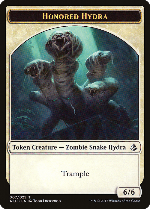 Honored Hydra Token (AKH-007) - Amonkhet Tokens