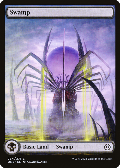 Swamp (264) - Full Art (ONE-264) - Phyrexia: All Will Be One