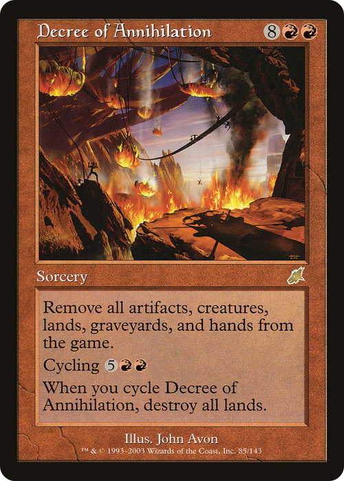 Decree of Annihilation (SCG-085) - Scourge