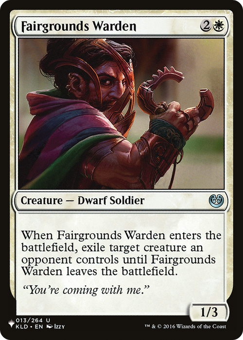 Fairgrounds Warden (LIST-KLD-13) - The List