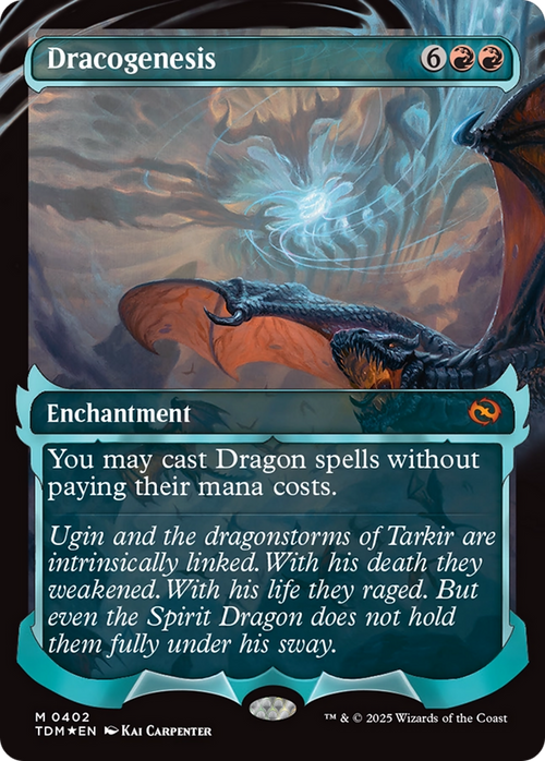 Dracogenesis (0402) (Showcase) (TDM-402) - Tarkir: Dragonstorm: (Showcase, enchantment) Foil