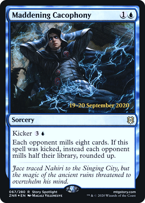 Maddening Cacophony (PRE-67S) - Zendikar Rising Promos Foil