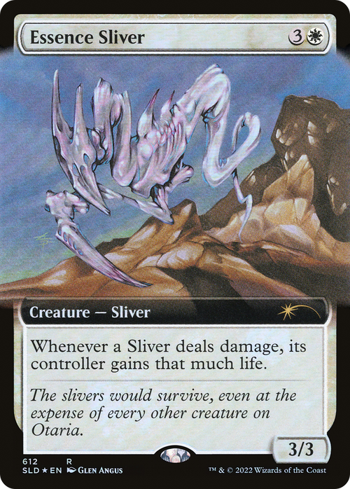 Essence Sliver (Extended Art) (SLD-612) - Secret Lair Drop: (Extended Art) Foil