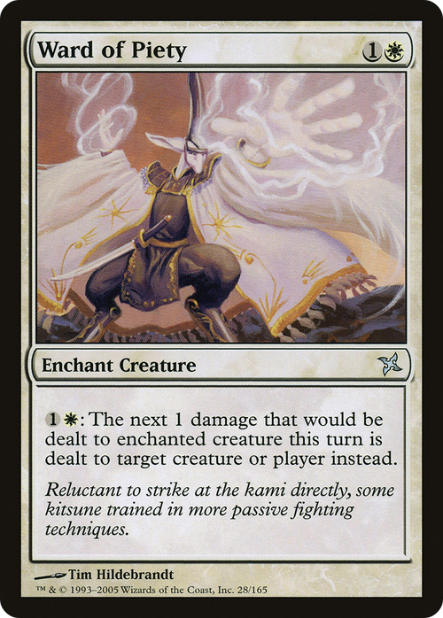Ward of Piety (BOK-028) - Betrayers of Kamigawa