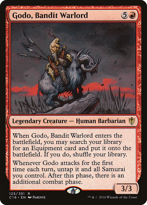 Godo, Bandit Warlord (C16-125) - Commander 2016