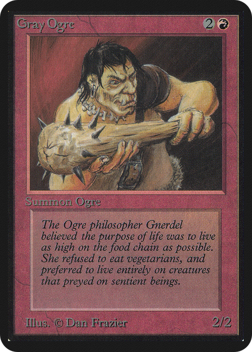 Gray Ogre (LEA-) - Limited Edition Alpha
