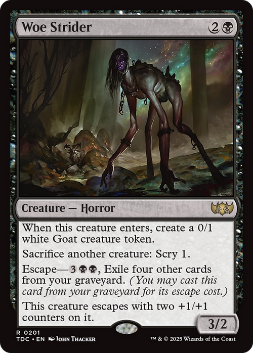Woe Strider (TDC-201) - Commander: Tarkir: Dragonstorm
