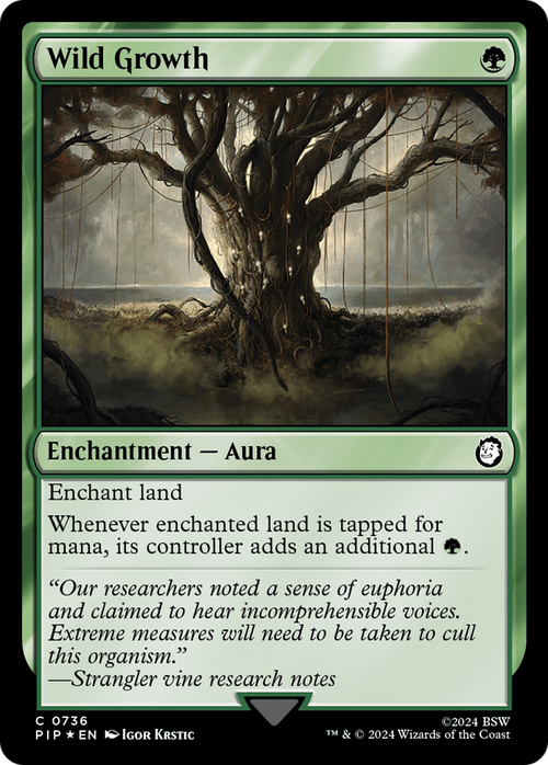 Wild Growth (Surge Foil) (PIP-736) - Fallout Foil