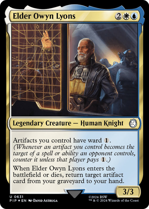 Elder Owyn Lyons (Surge Foil) (PIP-631) - Fallout Foil