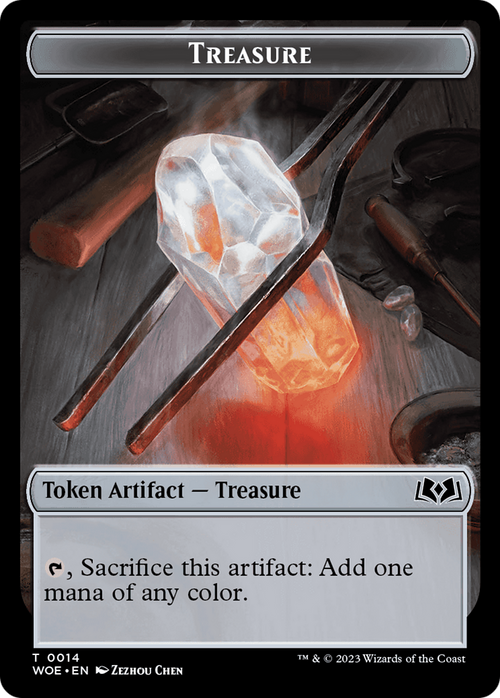 Treasure (TWOE-014) - Wilds of Eldraine Tokens