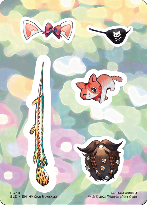 Sticker sheet (SLD-338) - Secret Lair Drop Foil