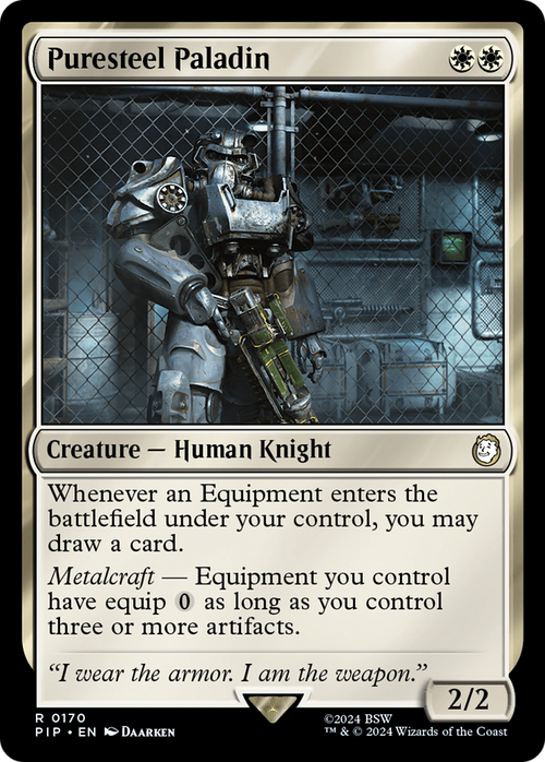 Puresteel Paladin (PIP-170) - Fallout