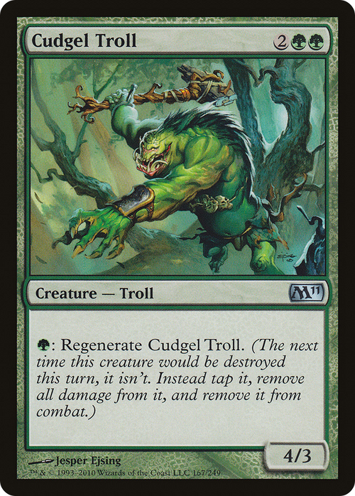 Cudgel Troll (M11-167) - Magic 2011 Foil