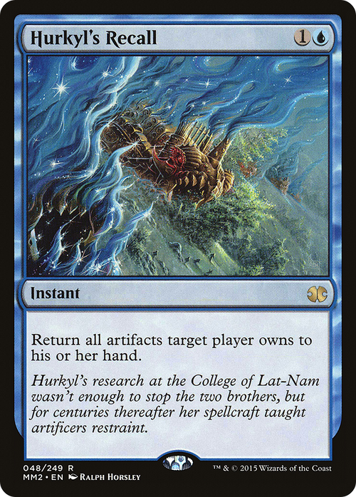 Hurkyl's Recall (MM2-048) - Modern Masters 2015 Foil