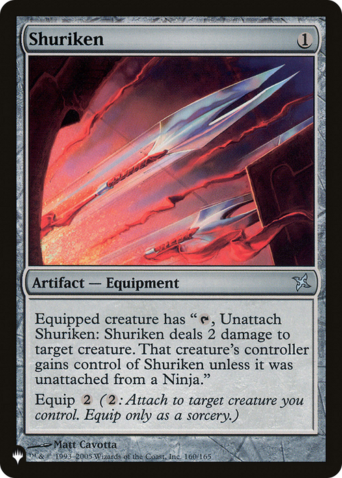 Shuriken (LIST-BOK-160) - The List