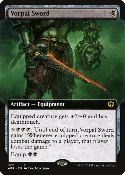 Vorpal Sword (Extended Art) (AFR-377) - Adventures in the Forgotten Realms: (Extended Art)
