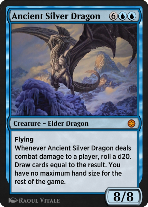 Ancient Silver Dragon (HBG-110) - Alchemy Horizons: Baldur's Gate