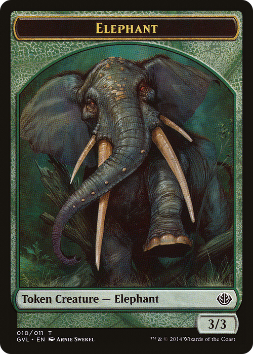 Elephant Token (DD3-010) - Duel Decks Anthology: Garruk vs. Liliana Tokens