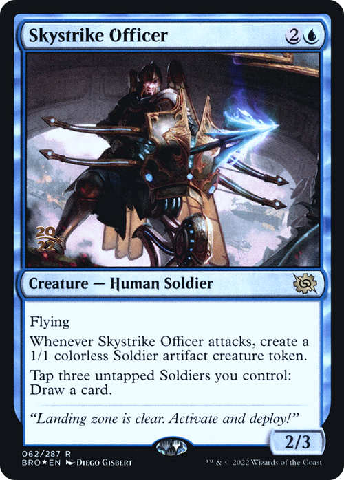 Skystrike Officer (PRE-062) - The Brothers' War Promos Foil