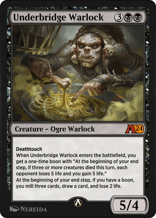 Underbridge Warlock (YWOE-008) - Alchemy: Wilds of Eldraine