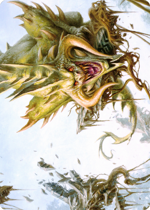 Canopy Baloth // Canopy Baloth (AZNR-070) - Zendikar Rising Art Series (Borderless) Foil