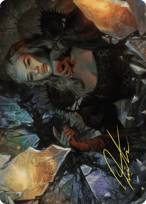 Prophetic Prism // Prophetic Prism (AWOE-045) - Wilds of Eldraine Art Series (Borderless) Foil