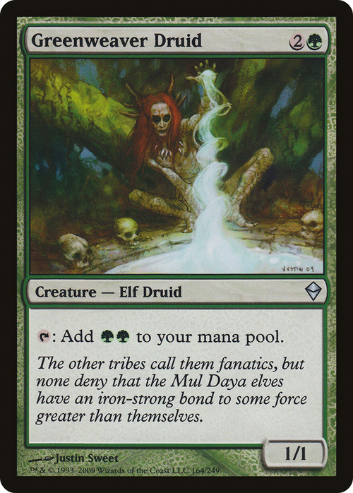 Greenweaver Druid (ZEN-164) - Zendikar