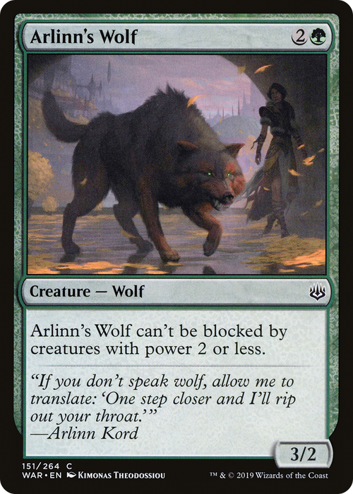 Arlinn's Wolf (WAR-151) - War of the Spark