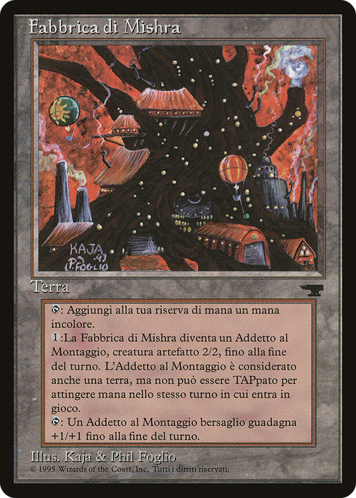 Mishra's Factory (Italian) - "Fabbrica di Mishra" (REN-) - Rinascimento