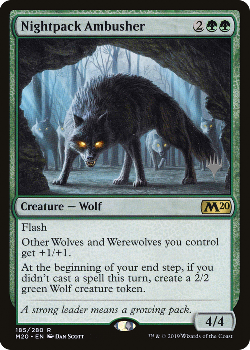 Nightpack Ambusher (PPM20-185P) - Core Set 2020 Promos Foil