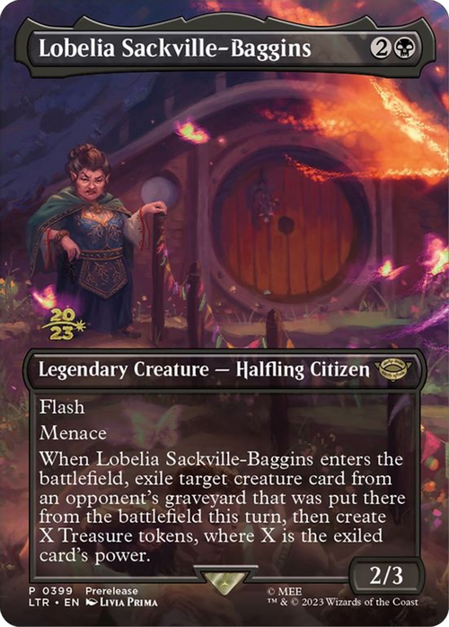 Lobelia Sackville-Baggins (0399) (PRE-399) - Tales of Middle-earth Promos (Borderless) Foil