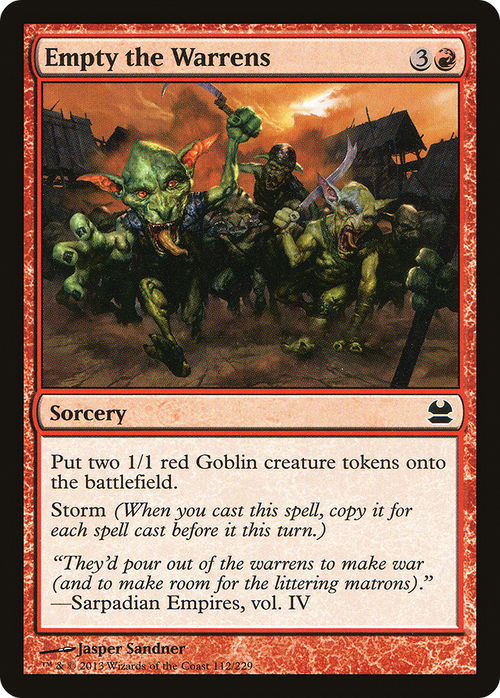 Empty the Warrens (MMA-112) - Modern Masters Foil
