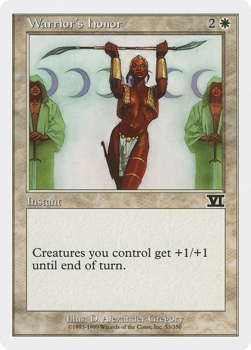 Warrior's Honor (6ED-053) - Classic Sixth Edition