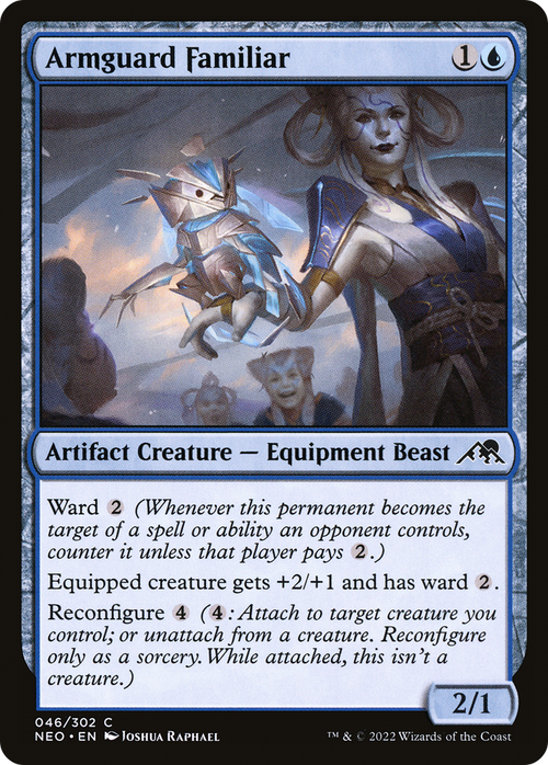 Armguard Familiar (NEO-046) - Kamigawa: Neon Dynasty