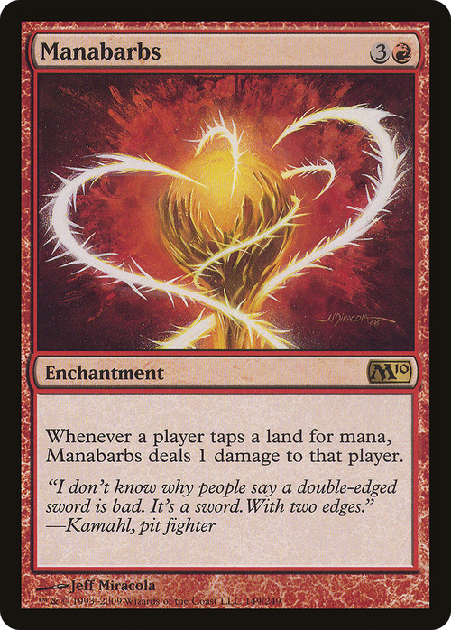 Manabarbs (M10-149) - Magic 2010 Foil