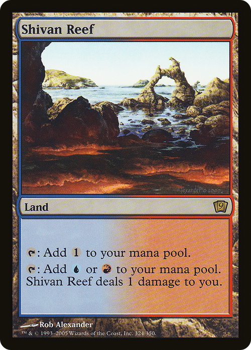 Shivan Reef (9ED-324) - 9th Edition Foil
