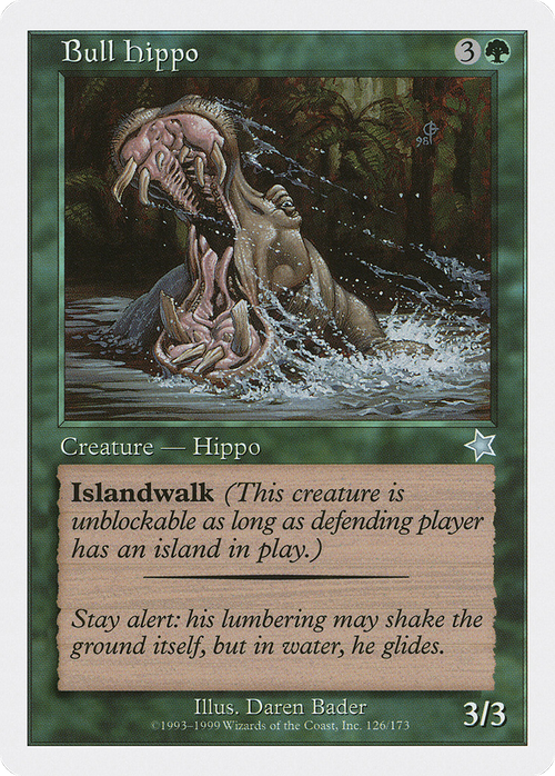 Bull Hippo (S99-126) - Starter 1999