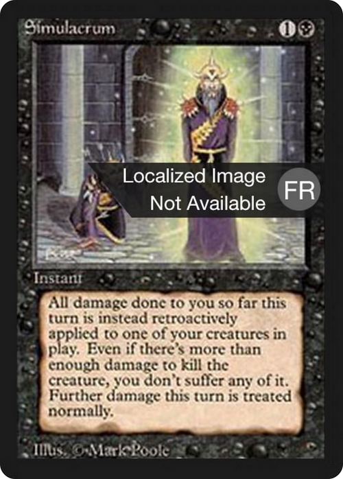 Simulacrum (FBB-) - Foreign Black Border